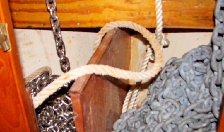 52 Sea Ranger Anchor Locker from V-Berth