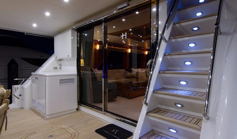 101 Hargrave Aft Deck Stairs