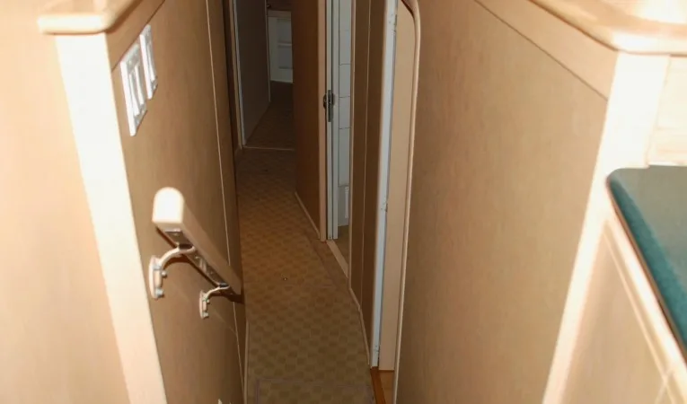 60 Bertram Companionway
