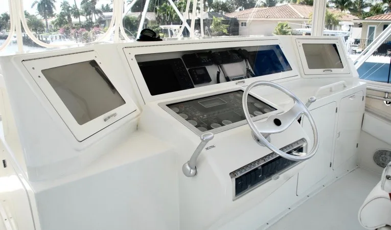 60 Bertram Flybridge Helm Console