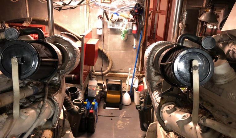 57 President Engine Room