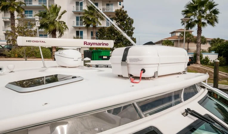 36 Tiara Radar and Life Raft