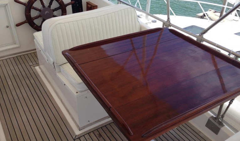 36 Grand Banks Bridge Custom Wood Table