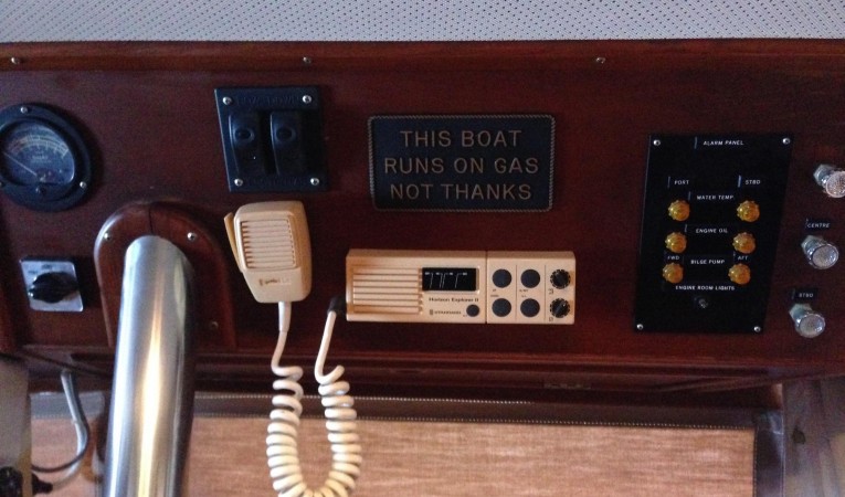 36 Grand Banks Lower Helm VHF