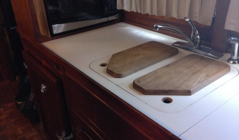 36 Grand Banks Galley Countertop