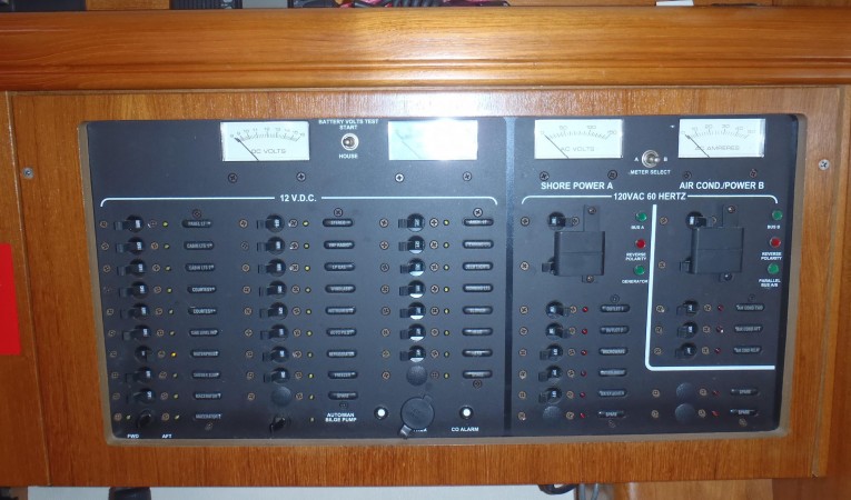46 Hunter Electrical panel