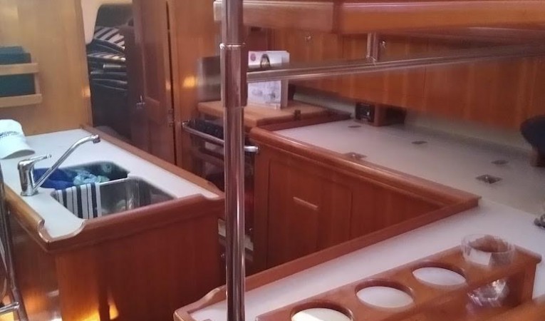 46 Hunter Galley aft