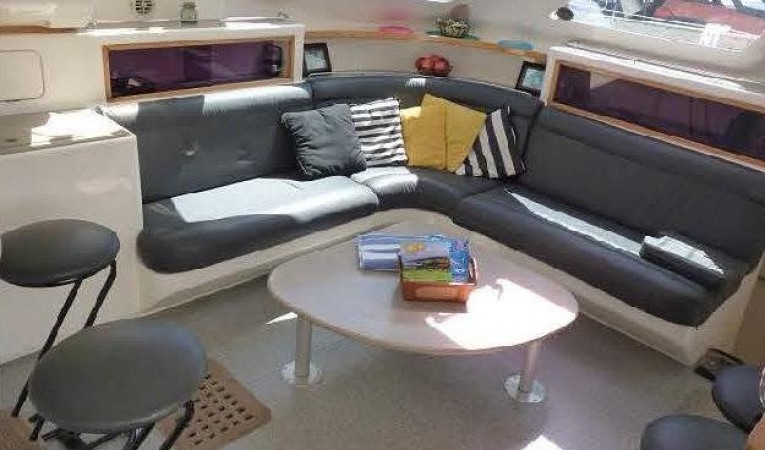 50 Voyage Main Salon Settee