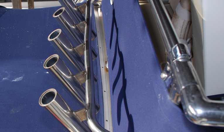 34 Tollycraft Rod Holders