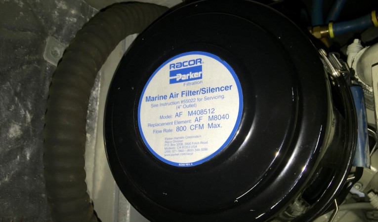 34 Tollycraft Racor Air Silencer/Filter