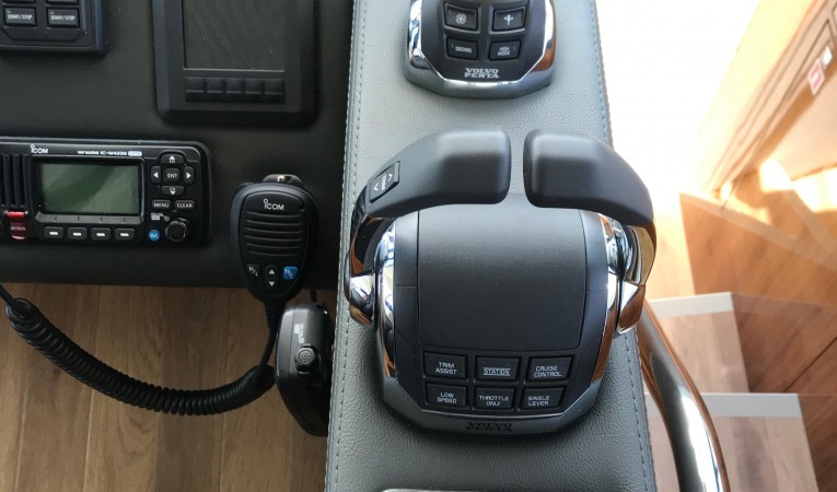 54 Riviera Volvo Controls and Joystick