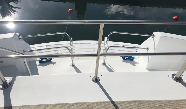 74 Hatteras Aft deck