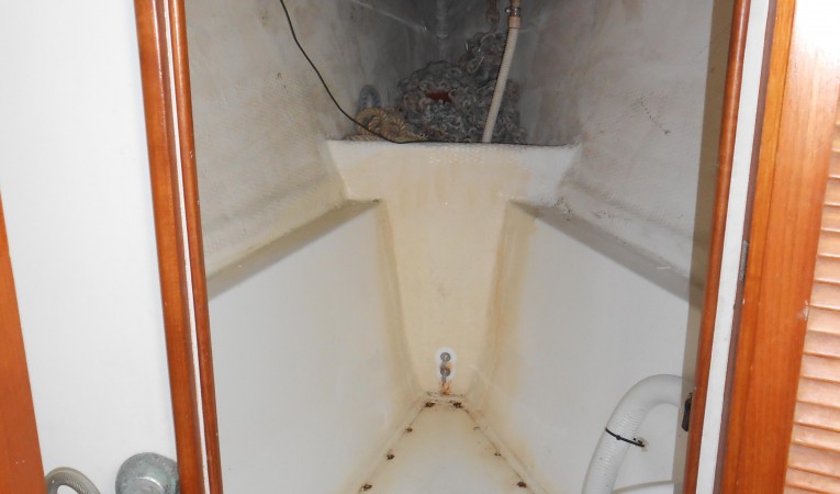 45 Hunter Huge locker storage forward