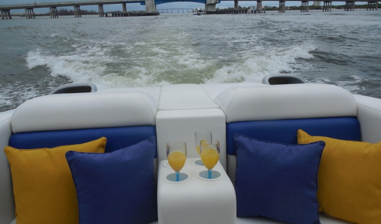 50 Nor-Tech Aft Deck Seating Area