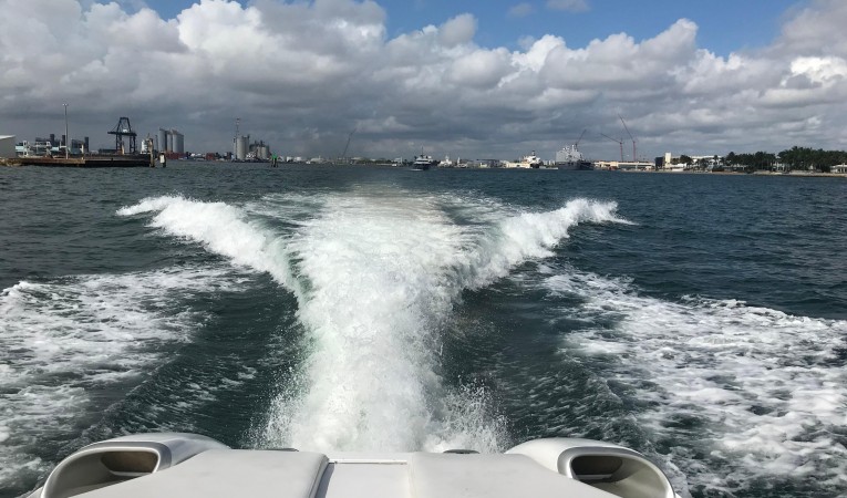 50 Nor-Tech Running from Aft deck