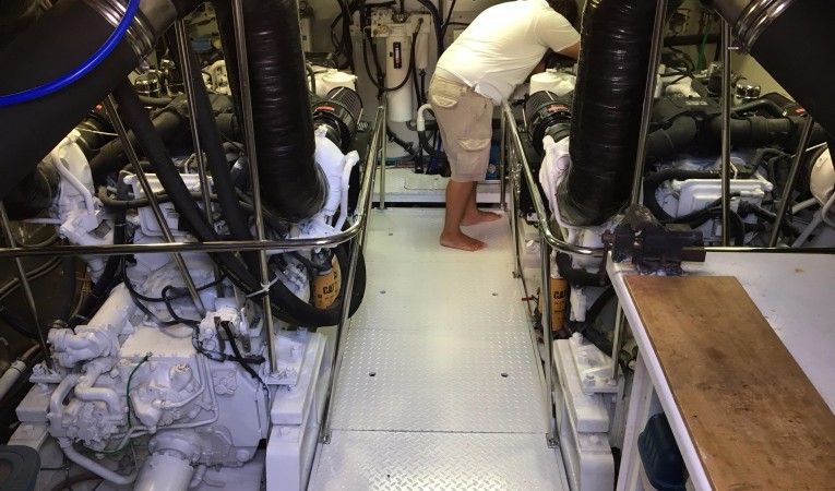 82 Monte Fino Engine Room Entrance