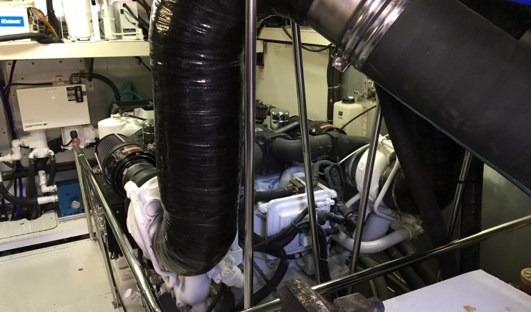 82 Monte Fino Starboard Exhaust System