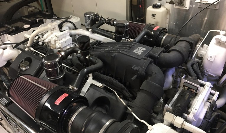 82 Monte Fino Starboard Engine