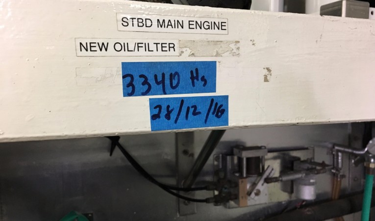 82 Monte Fino Starboard Engine