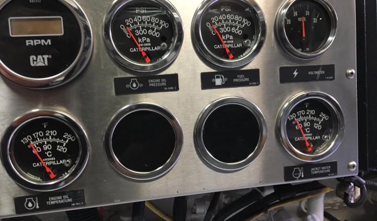 82 Monte Fino Starbaord Engine gages