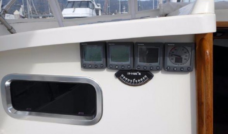 60 Farr Sailing Instruments in Cockpit