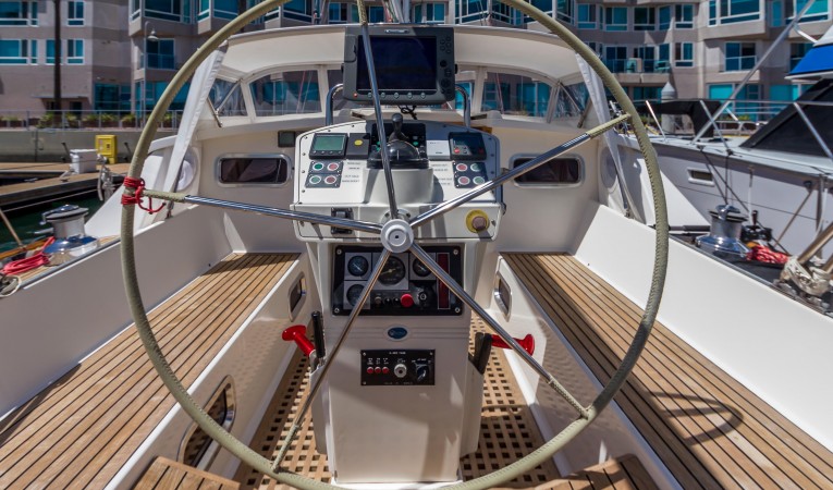 60 Farr Helm and Cockpit