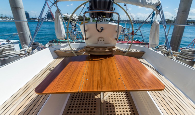 60 Farr Table in Cockpit