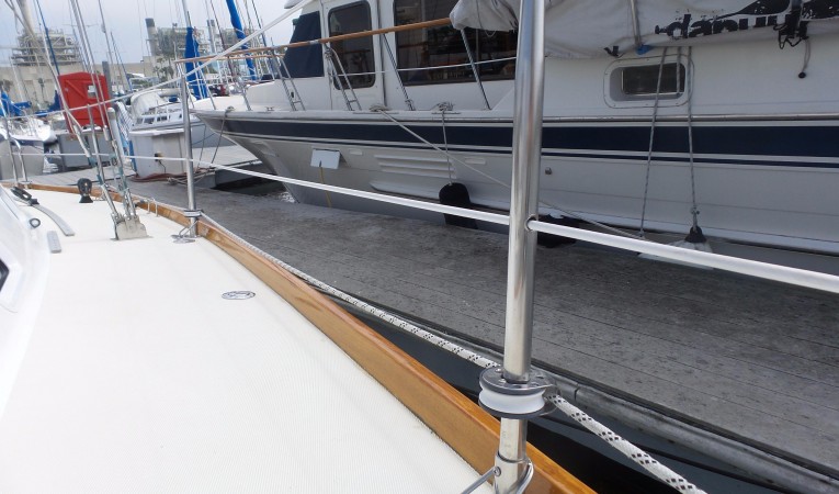 40 J Boats Stanchions