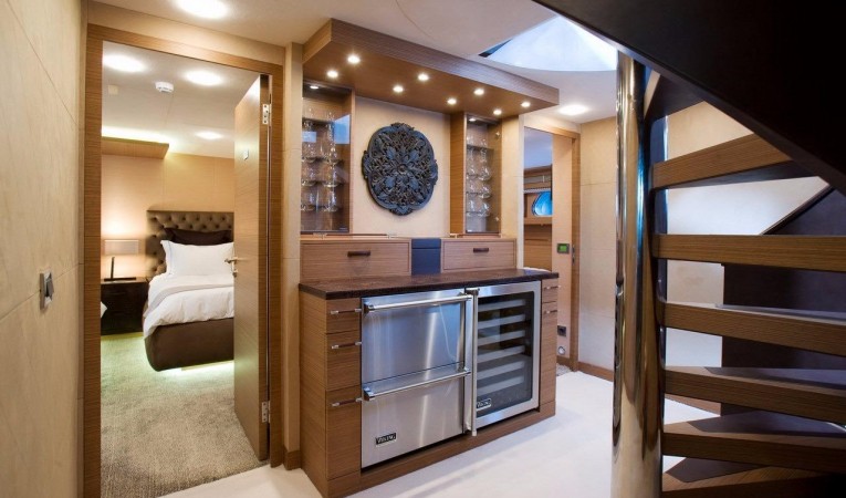 132 Tamsen Yachts Lower guest foyer