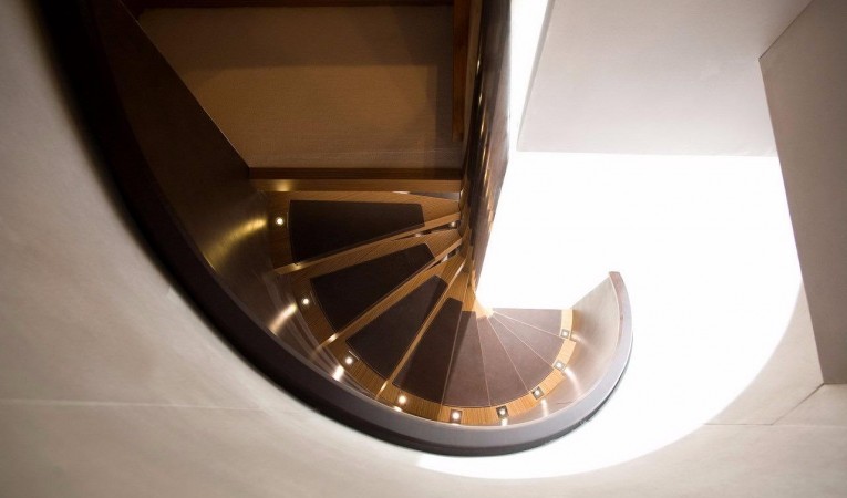 132 Tamsen Yachts Main stair case