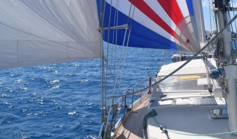 52 Amel sailing