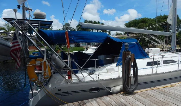 47 Catalina Cockpit Bimini