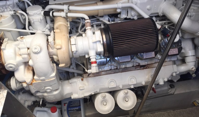 54 Savannah Starboard Engine