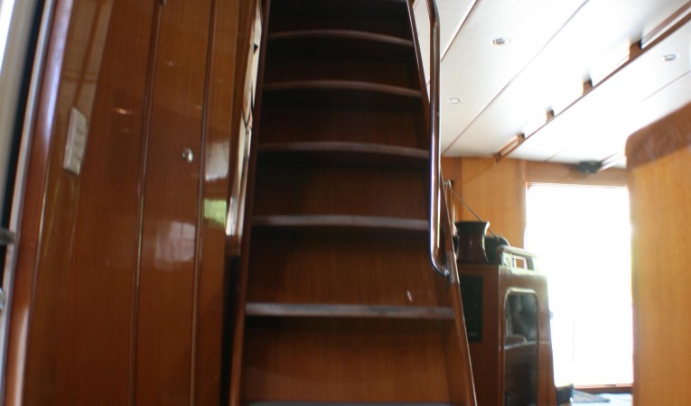 62 Nordhavn Pilothouse Stairs