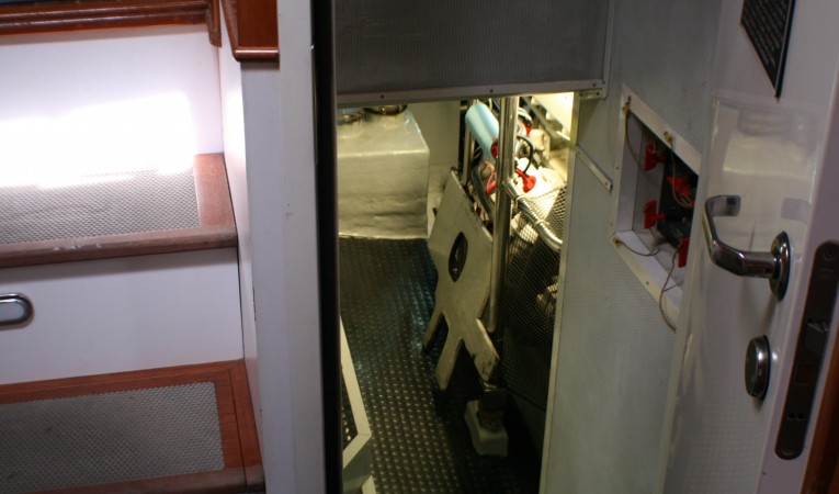 62 Nordhavn Engine Room Entry