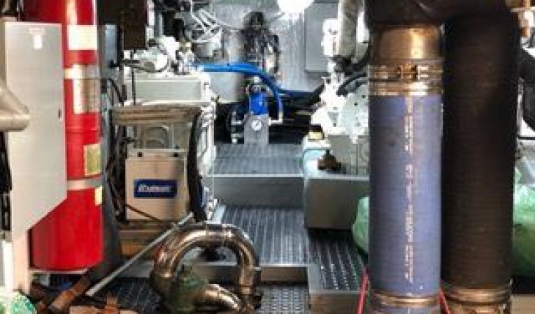 62 Nordhavn Engine Room