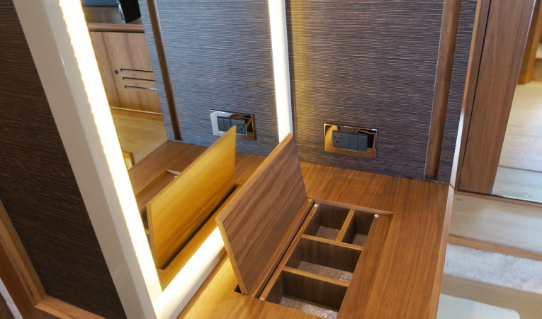 56 Absolute Vanity on master cabin