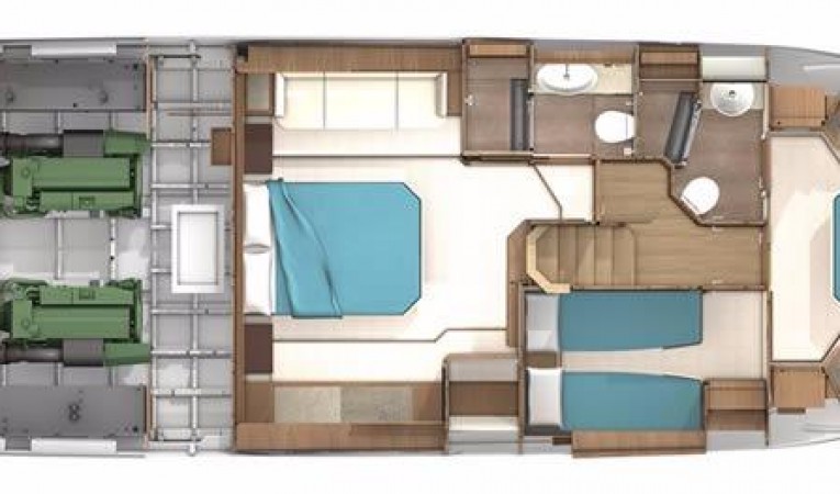 56 Absolute Lower deck layout
