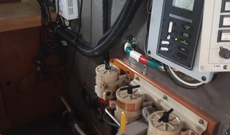 46 CAL Duel Racor Filter / single Generator