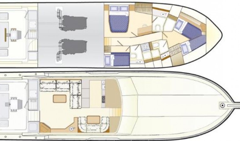 60 Bertram Manufacturer Provided Image: Layout