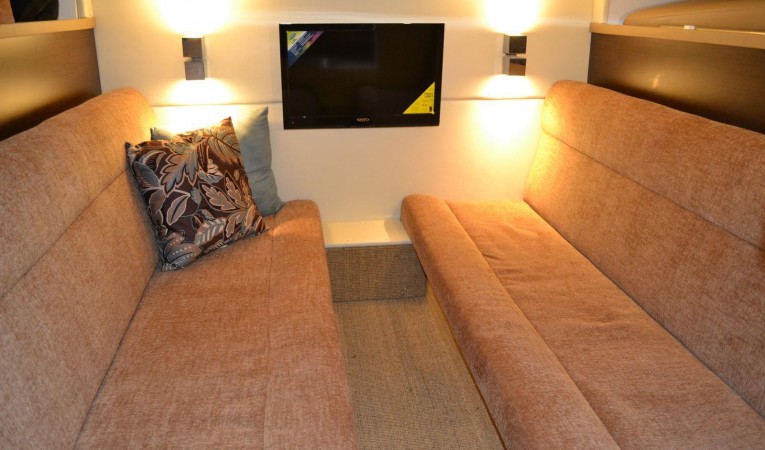 40 Cobalt Aft cabin w/ filler cushion