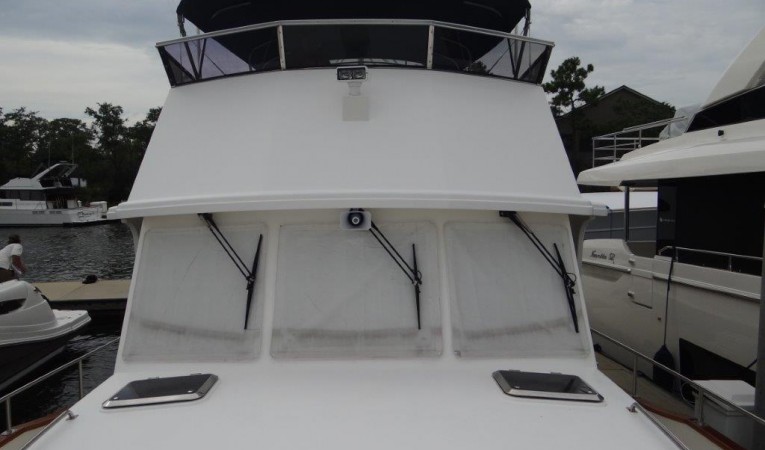 47 Grand Banks Bow - Windshield