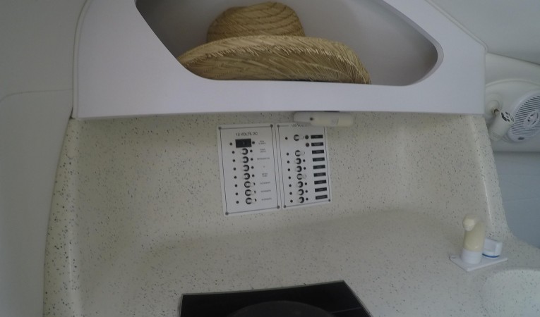 33 Baja Electrical panel and storage