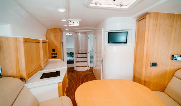 47 Intrepid Cabin Looking aft