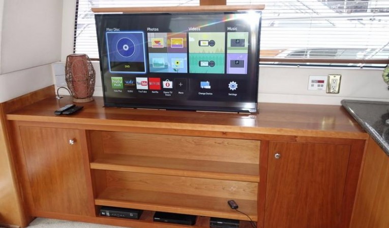 53 Carver Custom Cabinet (TV up)