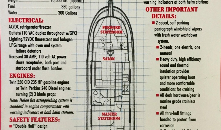 42 Cruise-A-Home Manufacture Specifactions
