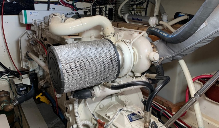 42 Grand Banks Starboard motor