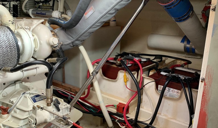 42 Grand Banks Starboard Battery box