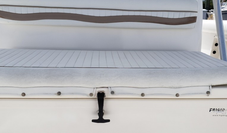 36 Pro Sports cooler & seating forward of helm