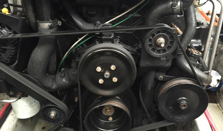 36 Doral Engine Compartment